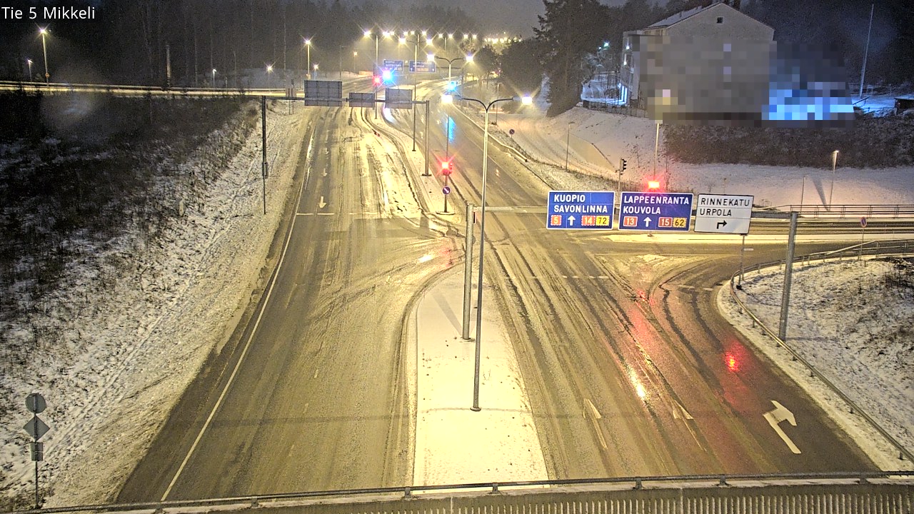 Weather Camera Image Road 5 Mikkeli, Mikkeli, Etelä-Savo