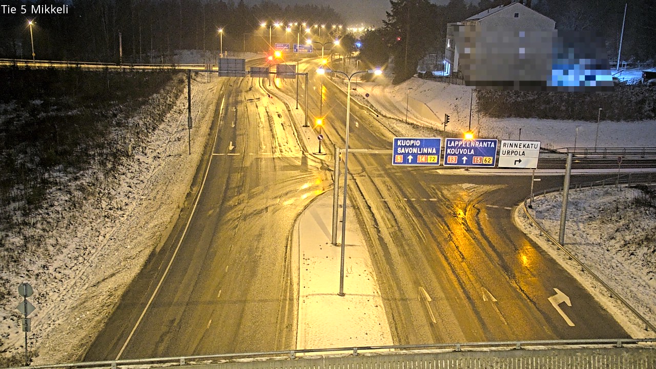 Weather Camera Image Road 5 Mikkeli, Mikkeli, Etelä-Savo