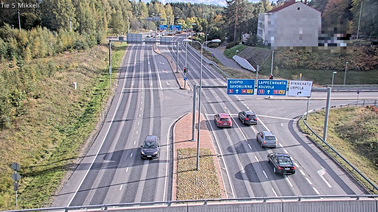 Weather Camera Image Road 5 Mikkeli, Mikkeli, Etelä-Savo