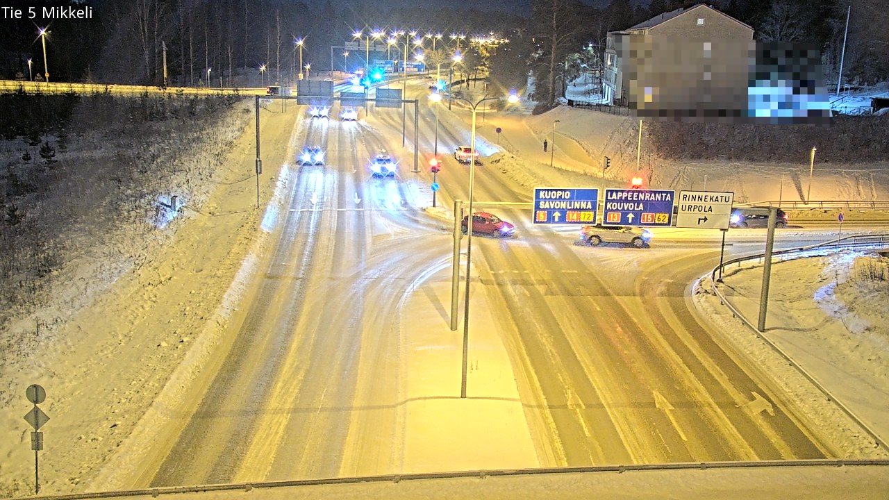 Weather Camera Image Road 5 Mikkeli, Mikkeli, Etelä-Savo