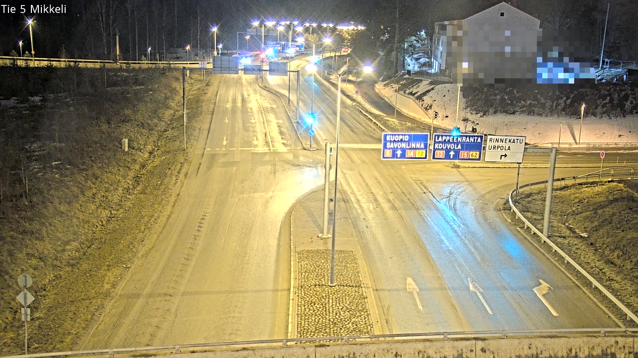 Weather Camera Image Road 5 Mikkeli, Mikkeli, Etelä-Savo