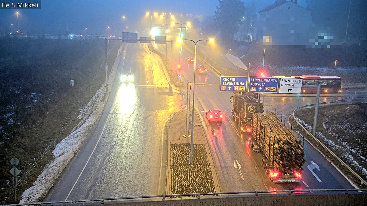 Weather Camera Image Road 5 Mikkeli, Mikkeli, Etelä-Savo