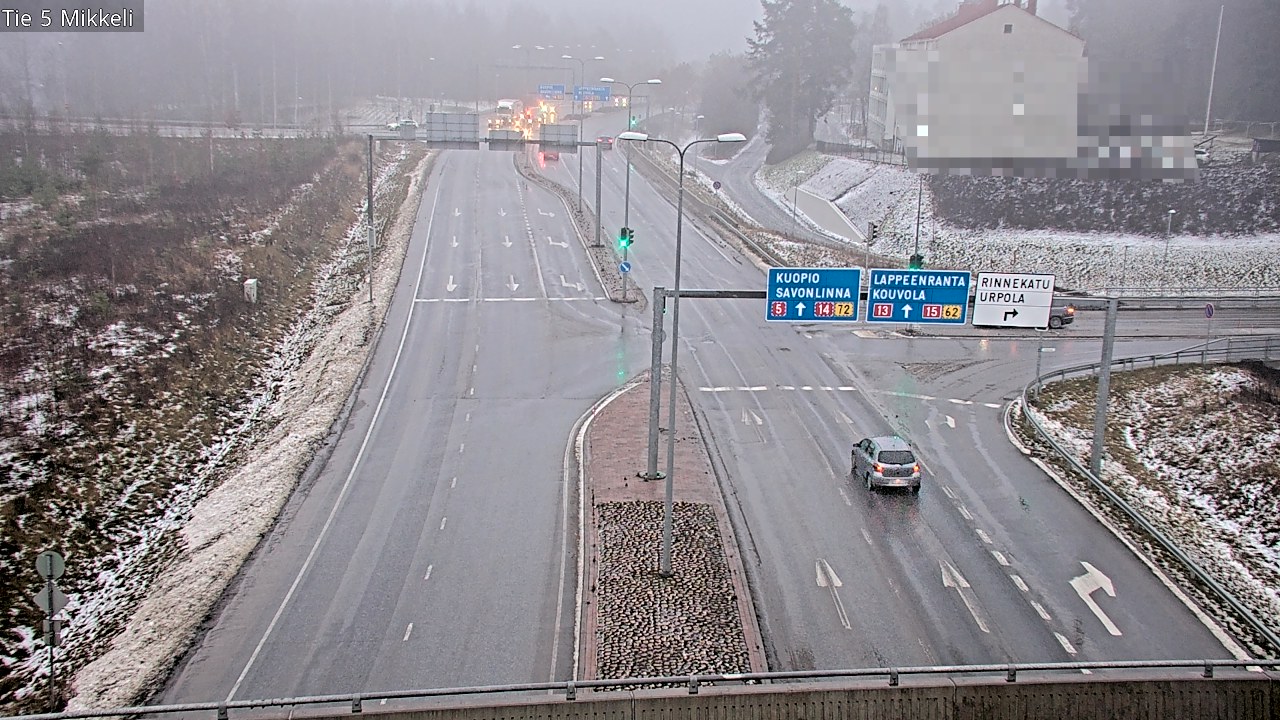 Weather Camera Image Road 5 Mikkeli, Mikkeli, Etelä-Savo