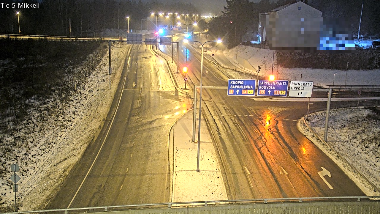 Weather Camera Image Road 5 Mikkeli, Mikkeli, Etelä-Savo