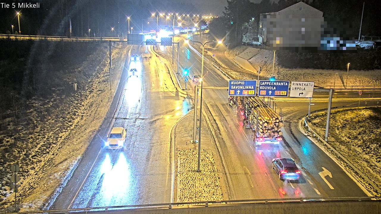 Weather Camera Image Road 5 Mikkeli, Mikkeli, Etelä-Savo