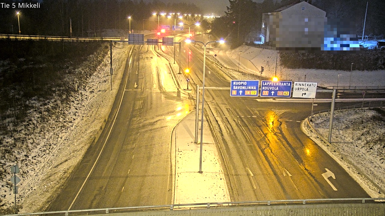 Weather Camera Image Road 5 Mikkeli, Mikkeli, Etelä-Savo