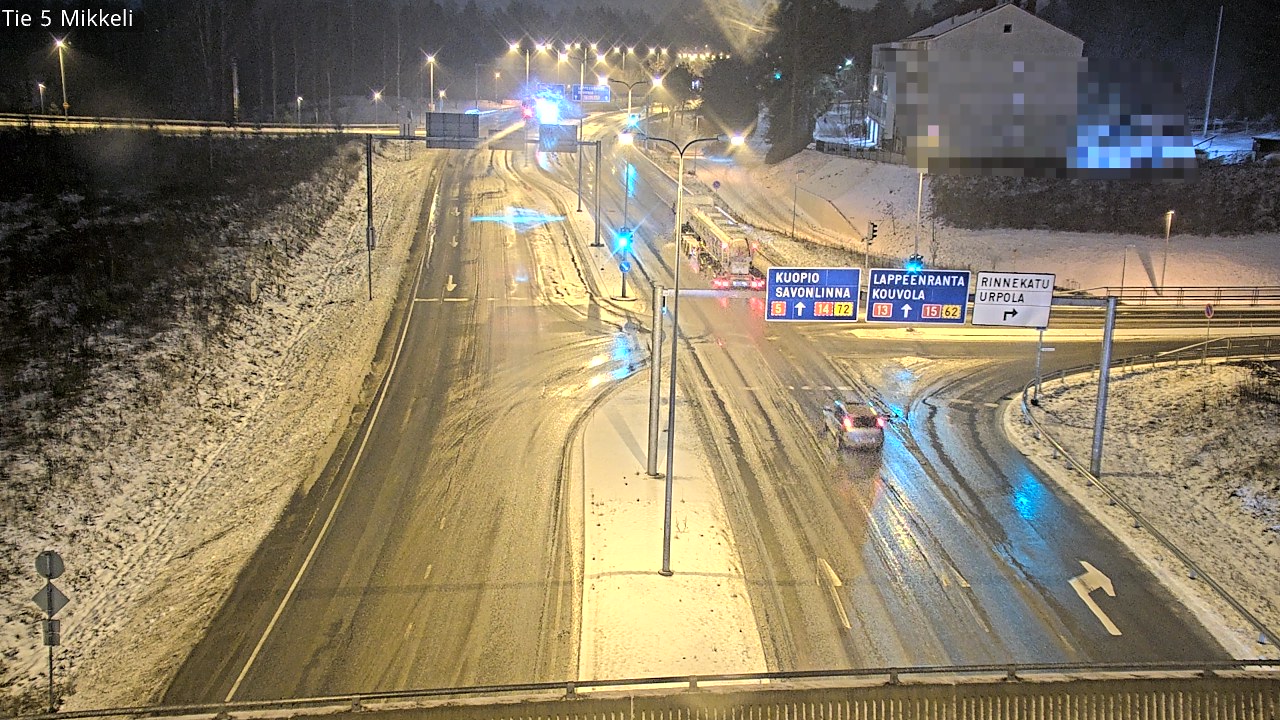 Weather Camera Image Road 5 Mikkeli, Mikkeli, Etelä-Savo
