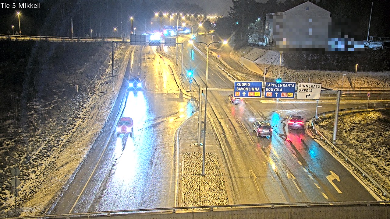 Weather Camera Image Road 5 Mikkeli, Mikkeli, Etelä-Savo