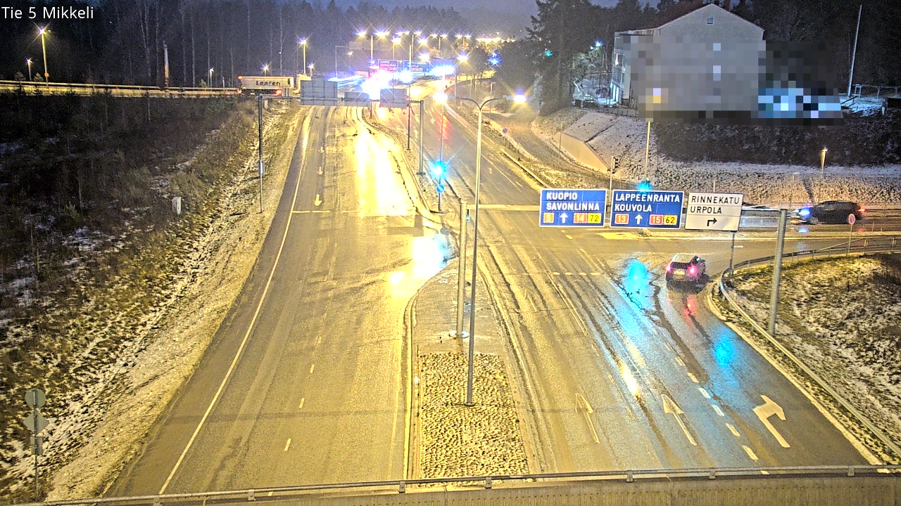 Weather Camera Image Road 5 Mikkeli, Mikkeli, Etelä-Savo