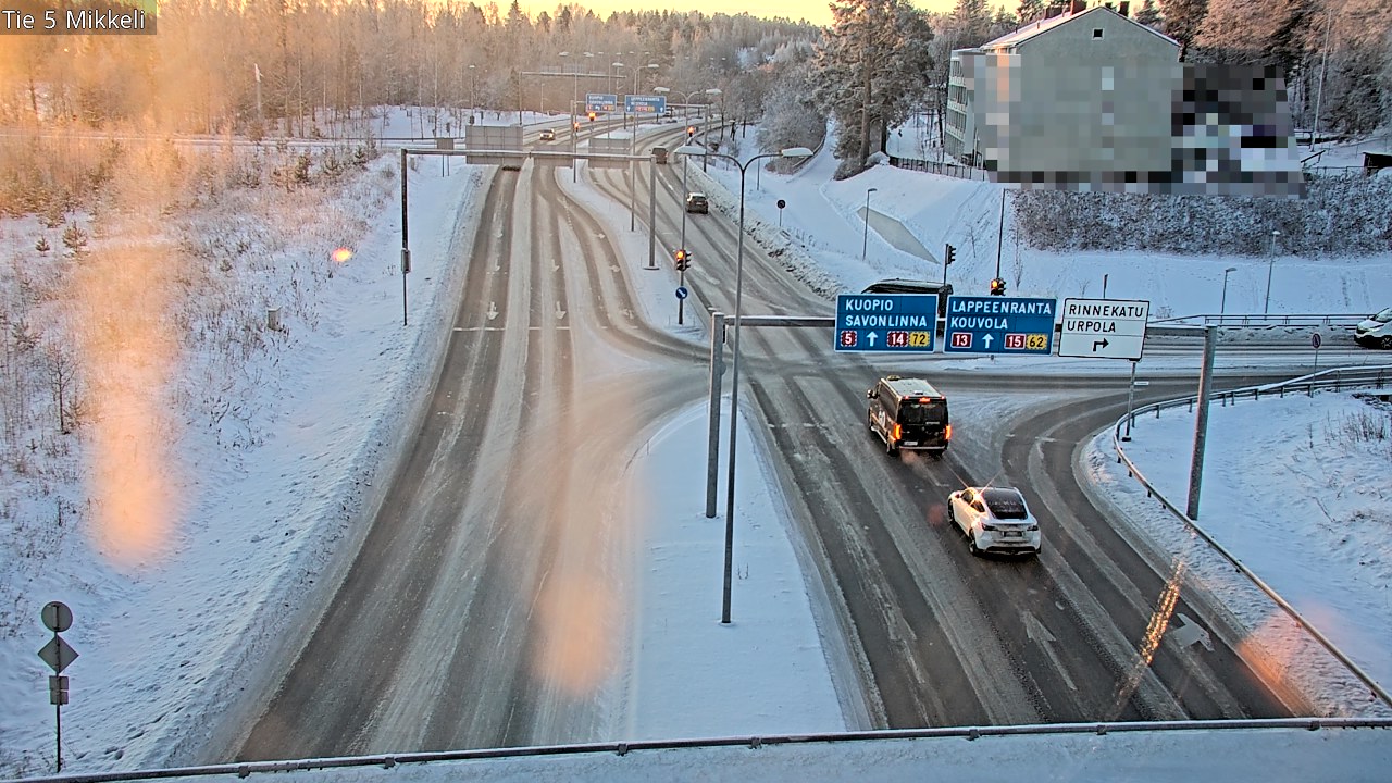 Weather Camera Image Road 5 Mikkeli, Mikkeli, Etelä-Savo