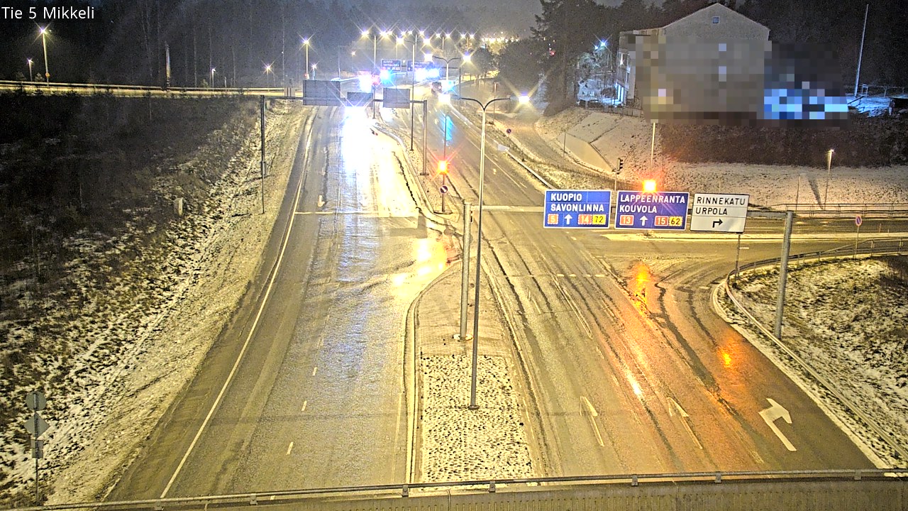 Weather Camera Image Road 5 Mikkeli, Mikkeli, Etelä-Savo