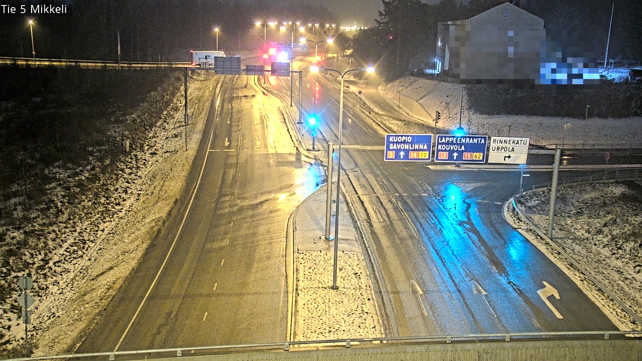 Weather Camera Image Road 5 Mikkeli, Mikkeli, Etelä-Savo