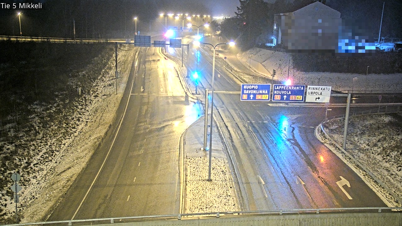 Weather Camera Image Road 5 Mikkeli, Mikkeli, Etelä-Savo
