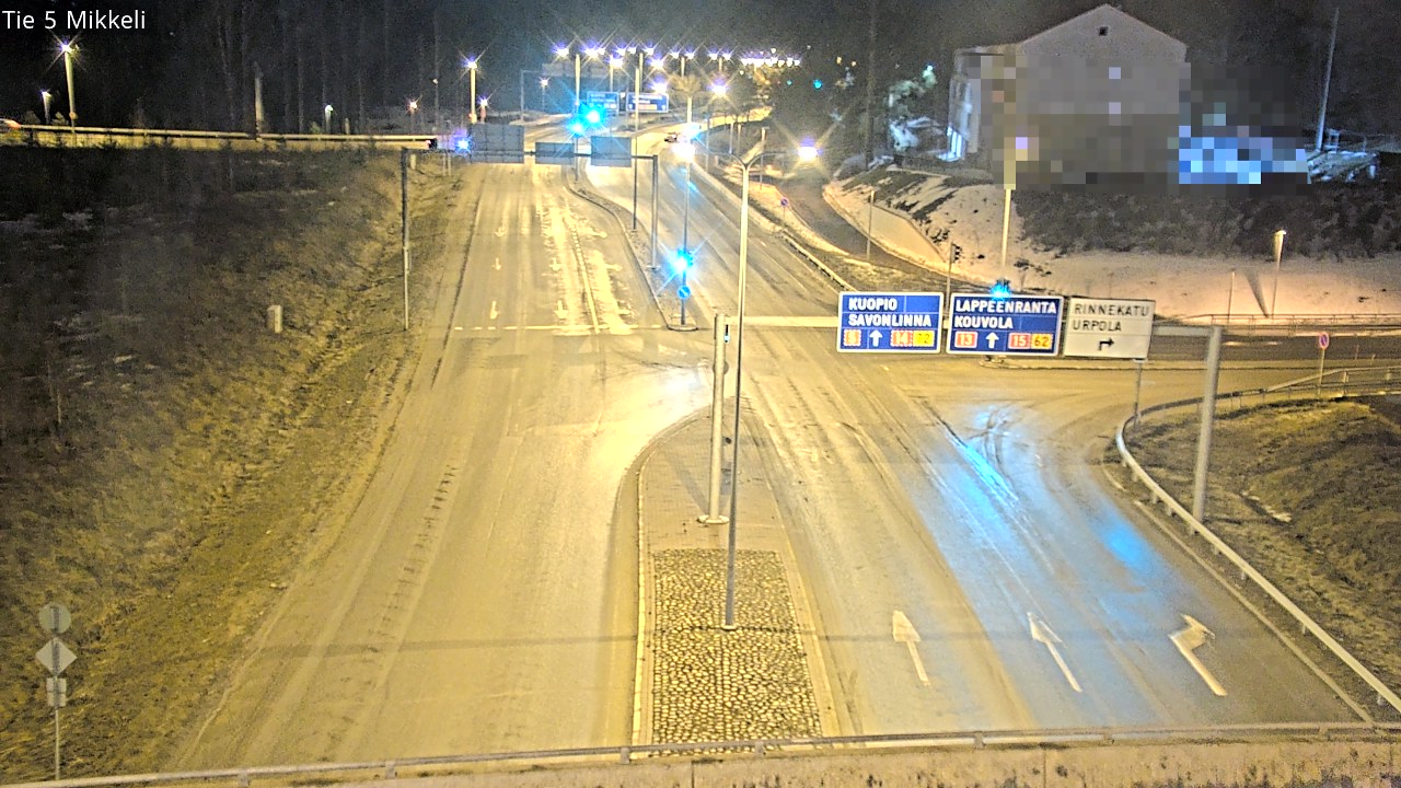 Weather Camera Image Road 5 Mikkeli, Mikkeli, Etelä-Savo