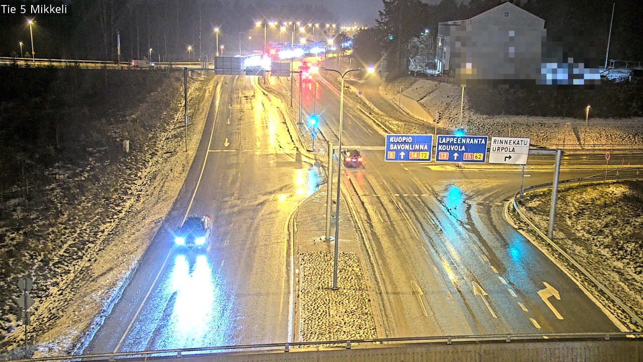 Weather Camera Image Road 5 Mikkeli, Mikkeli, Etelä-Savo