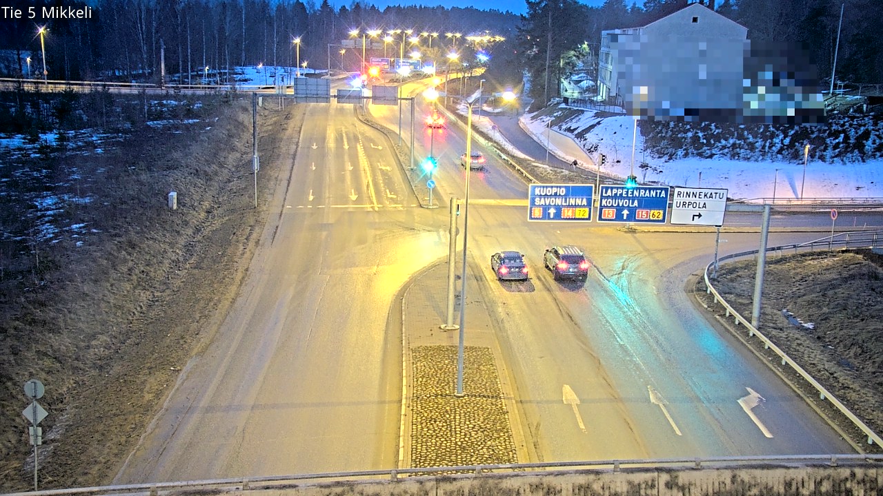 Weather Camera Image Road 5 Mikkeli, Mikkeli, Etelä-Savo