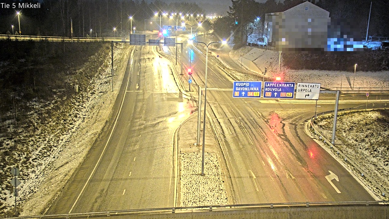 Weather Camera Image Road 5 Mikkeli, Mikkeli, Etelä-Savo