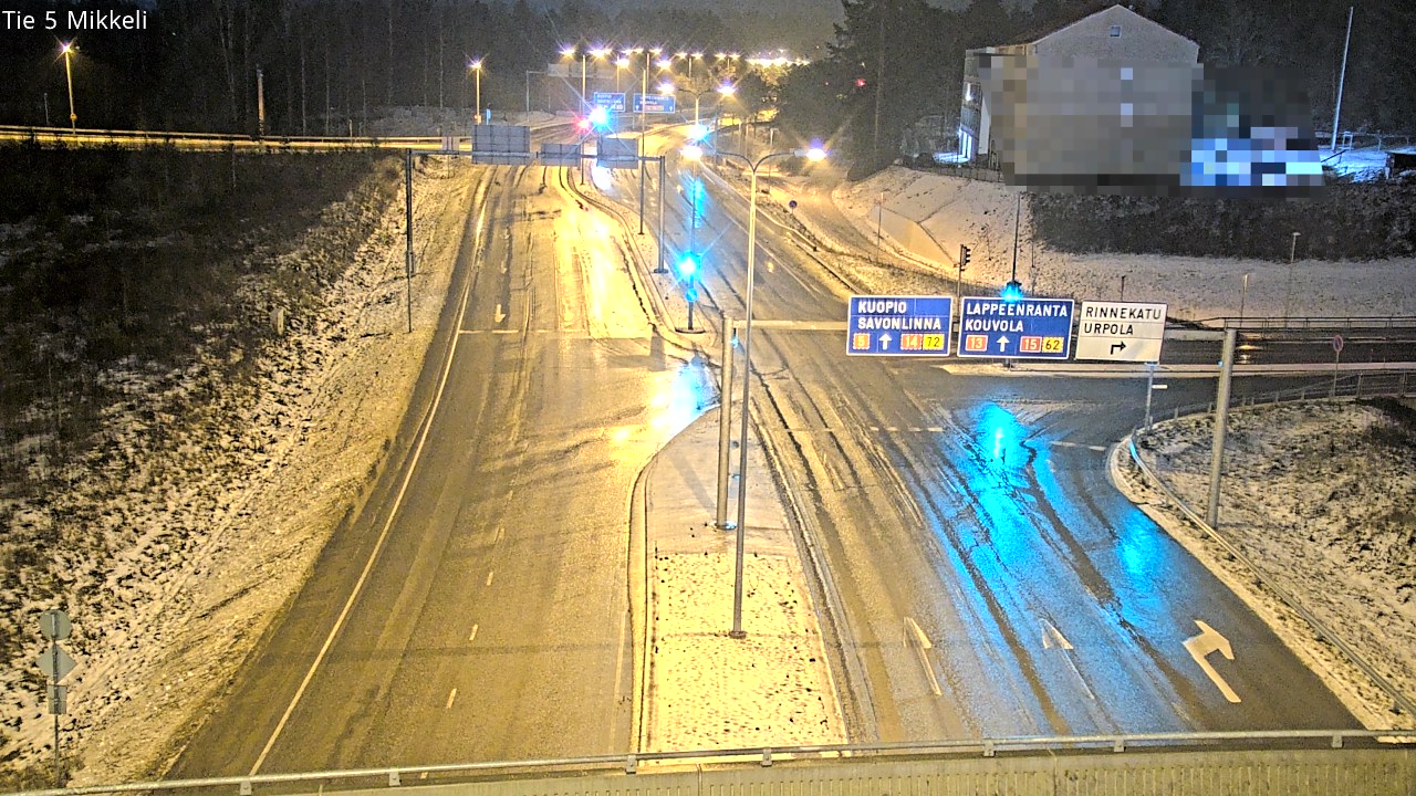 Weather Camera Image Road 5 Mikkeli, Mikkeli, Etelä-Savo