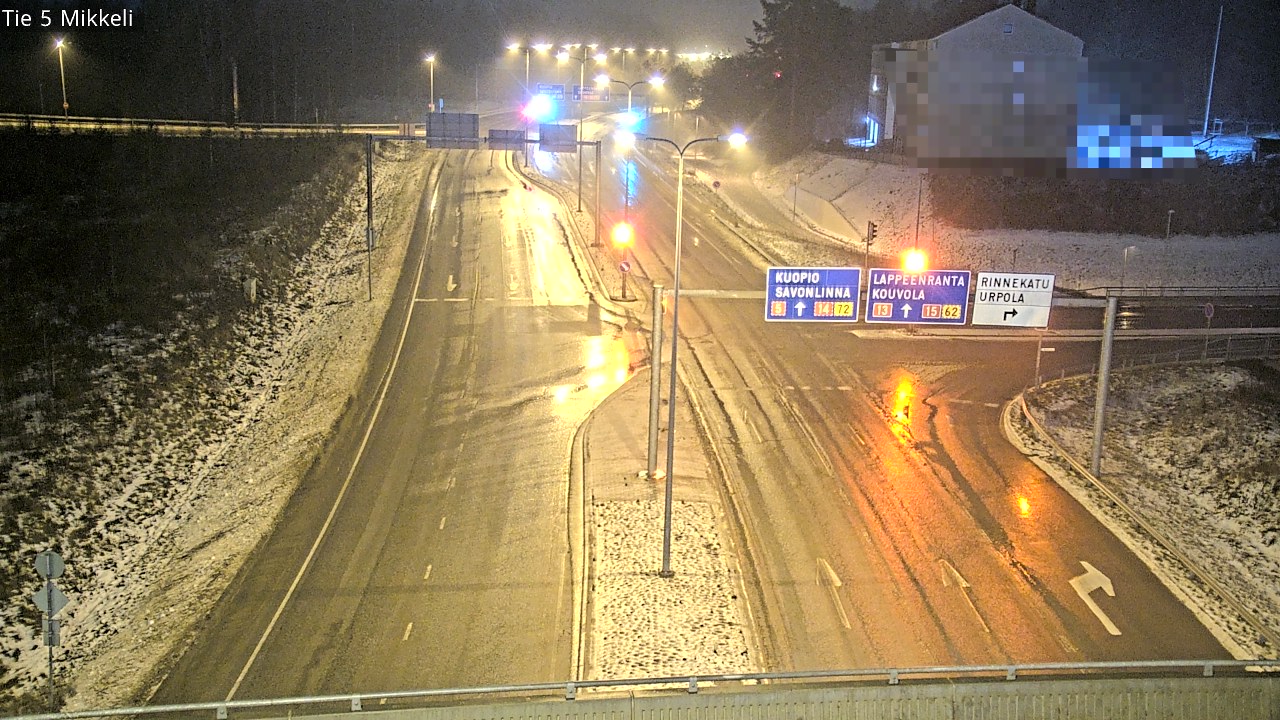 Weather Camera Image Road 5 Mikkeli, Mikkeli, Etelä-Savo