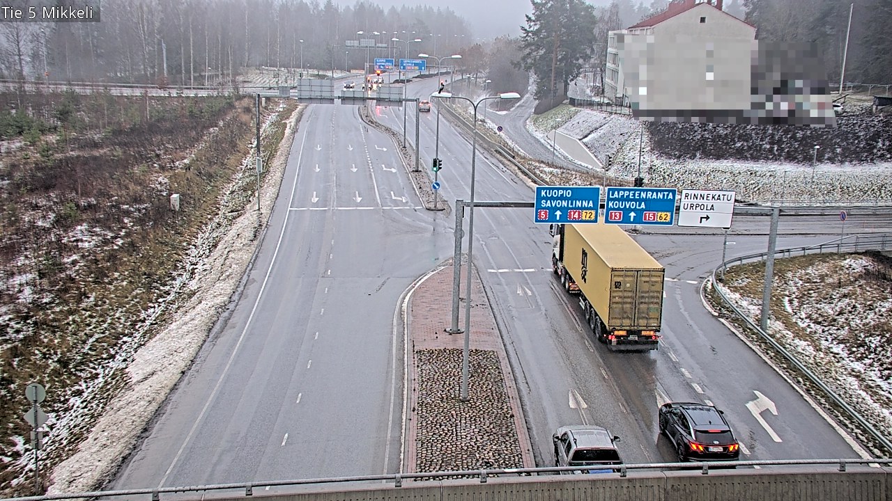 Weather Camera Image Road 5 Mikkeli, Mikkeli, Etelä-Savo
