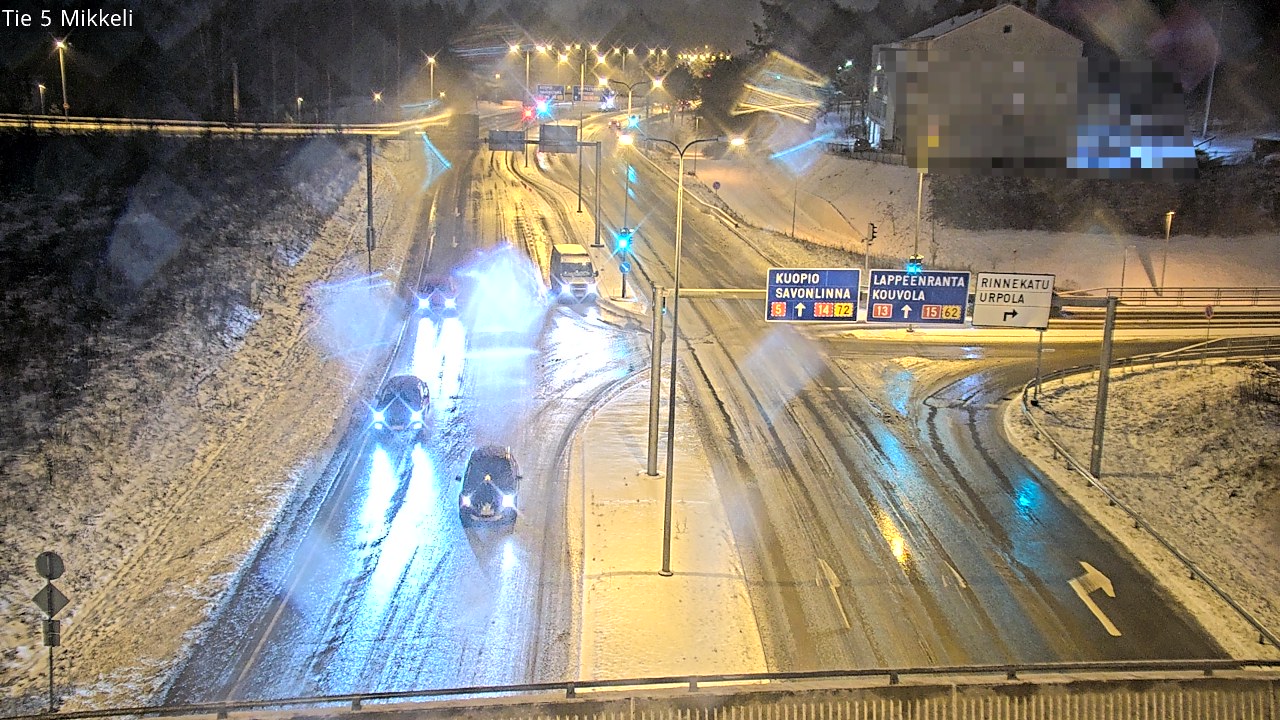 Weather Camera Image Road 5 Mikkeli, Mikkeli, Etelä-Savo