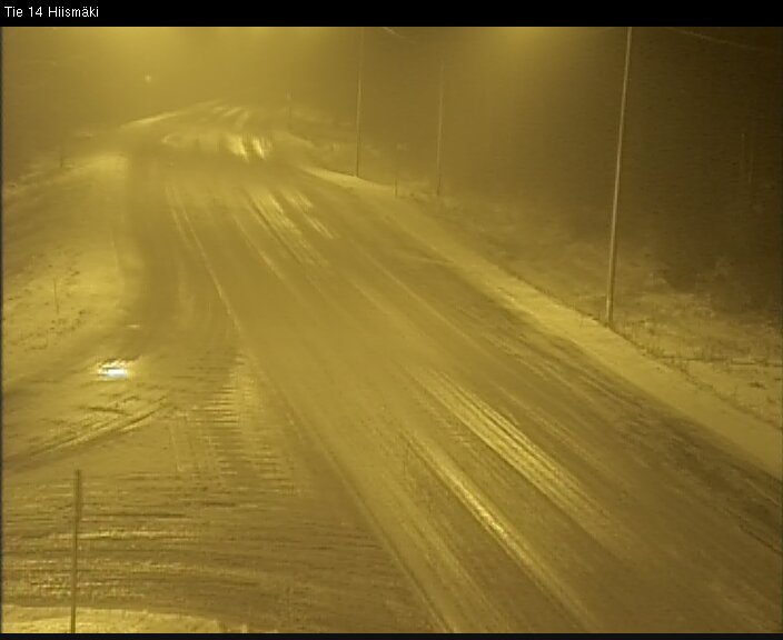Weather Camera Image Väg 14 Rantasalmi, Hiismäki, Rantasalmi, Etelä-Savo