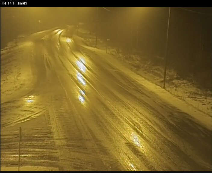 Weather Camera Image Väg 14 Rantasalmi, Hiismäki, Rantasalmi, Etelä-Savo