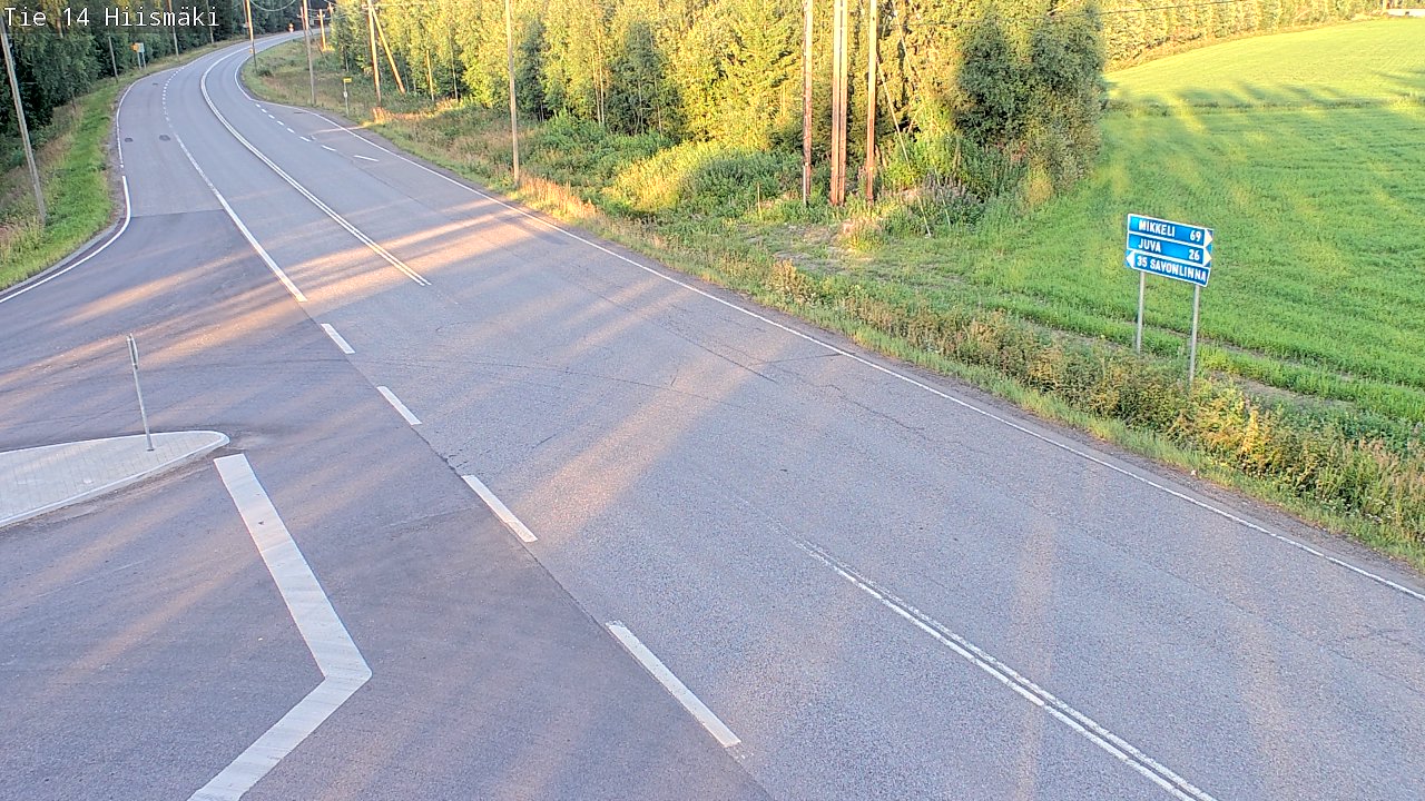 Kelikamerat Kuva Tie 14 Rantasalmi, Hiismäki, Rantasalmi, Etelä-Savo