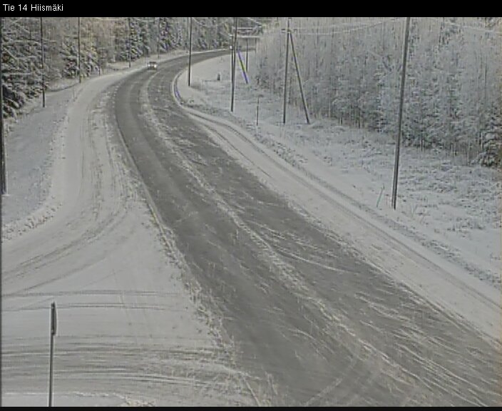 Weather Camera Image Road 14 Rantasalmi, Hiismäki, Rantasalmi, Etelä-Savo
