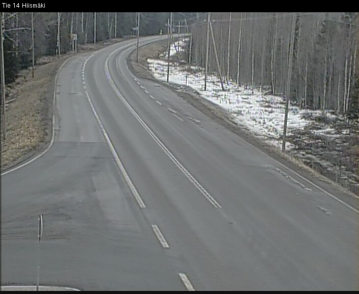 Weather Camera Image Road 14 Rantasalmi, Hiismäki, Rantasalmi, Etelä-Savo