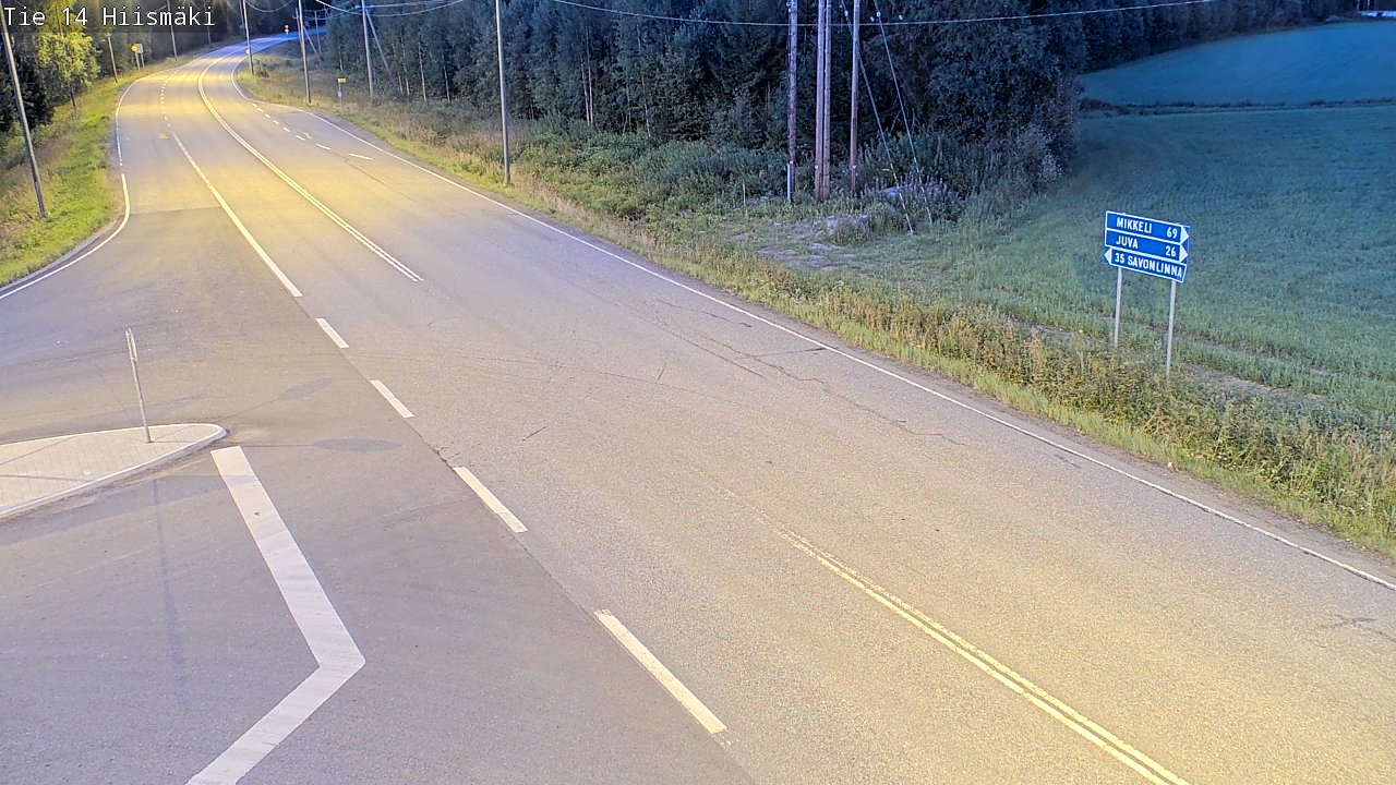 Kelikamerat Kuva Tie 14 Rantasalmi, Hiismäki, Rantasalmi, Etelä-Savo