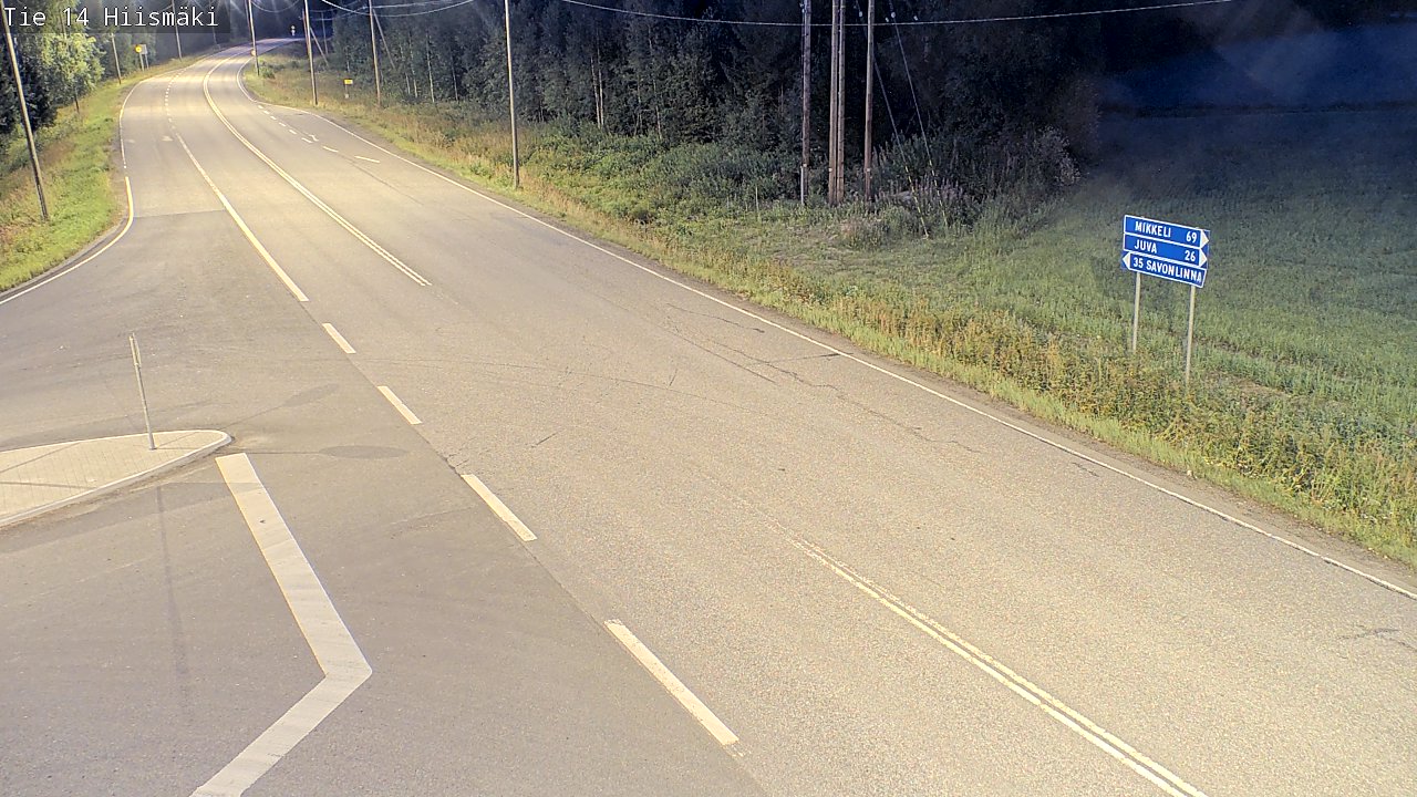 Kelikamerat Kuva Tie 14 Rantasalmi, Hiismäki, Rantasalmi, Etelä-Savo