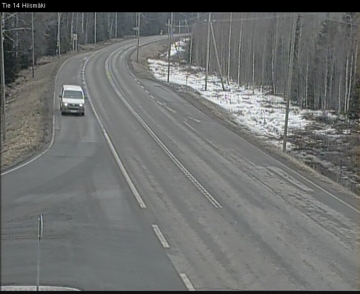 Weather Camera Image Road 14 Rantasalmi, Hiismäki, Rantasalmi, Etelä-Savo
