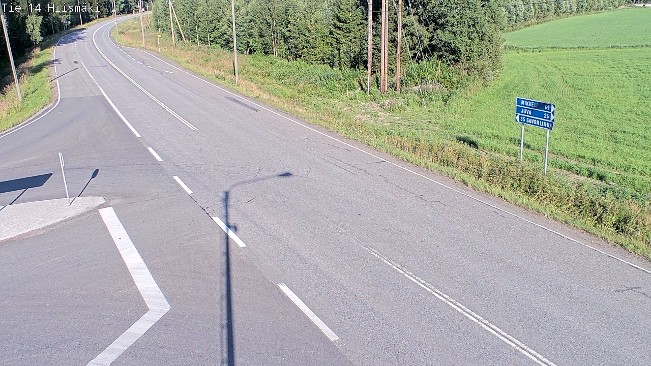 Kelikamerat Kuva Tie 14 Rantasalmi, Hiismäki, Rantasalmi, Etelä-Savo