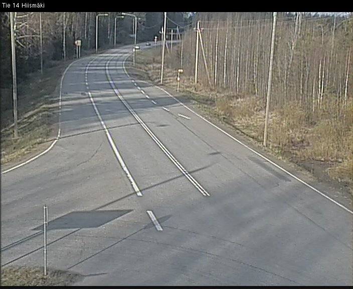 Weather Camera Image Road 14 Rantasalmi, Hiismäki, Rantasalmi, Etelä-Savo