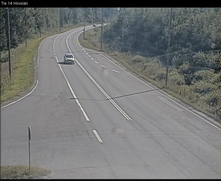 Weather Camera Image Road 14 Rantasalmi, Hiismäki, Rantasalmi, Etelä-Savo