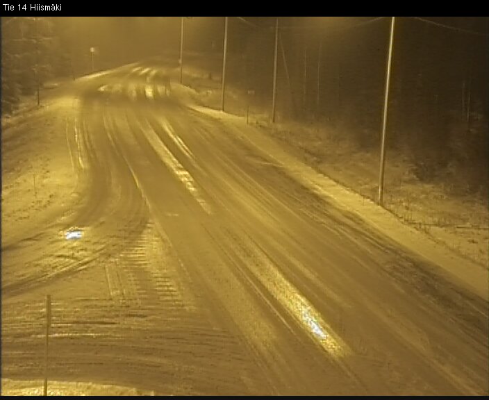 Weather Camera Image Väg 14 Rantasalmi, Hiismäki, Rantasalmi, Etelä-Savo