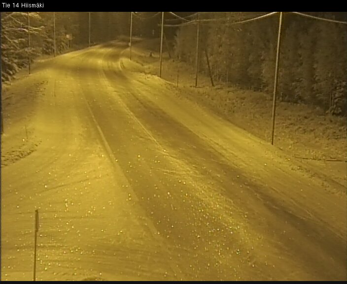 Weather Camera Image Väg 14 Rantasalmi, Hiismäki, Rantasalmi, Etelä-Savo
