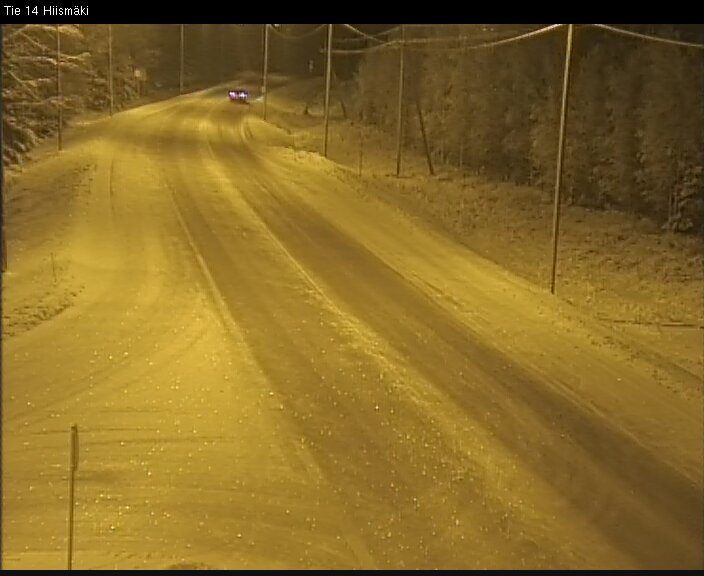 Weather Camera Image Road 14 Rantasalmi, Hiismäki, Rantasalmi, Etelä-Savo