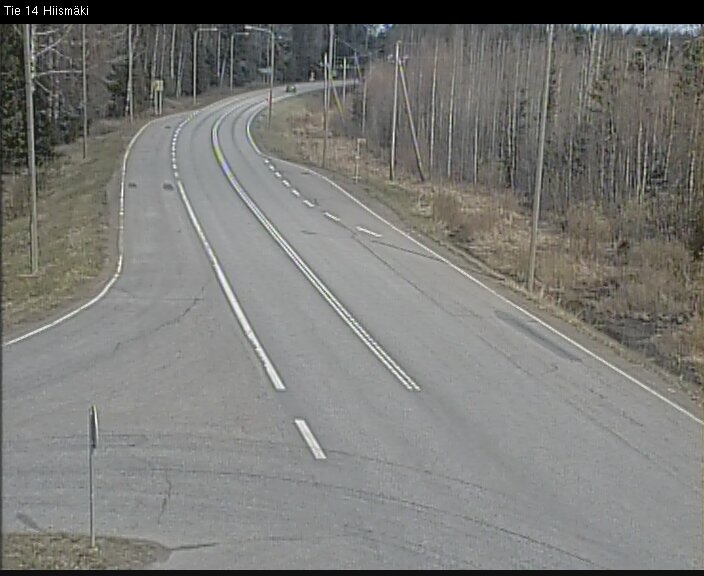 Weather Camera Image Road 14 Rantasalmi, Hiismäki, Rantasalmi, Etelä-Savo