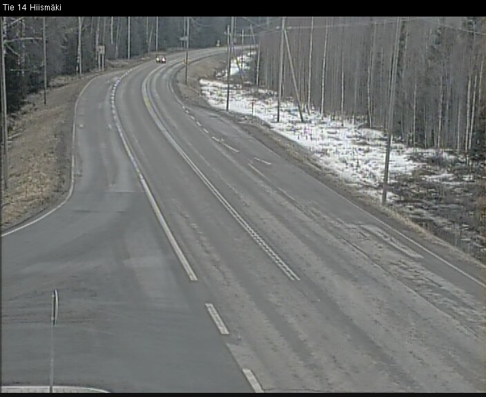 Weather Camera Image Road 14 Rantasalmi, Hiismäki, Rantasalmi, Etelä-Savo