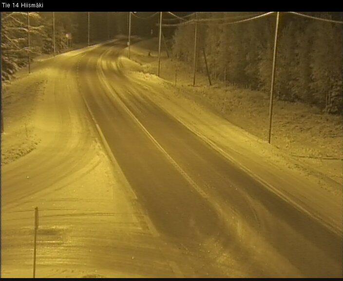 Weather Camera Image Road 14 Rantasalmi, Hiismäki, Rantasalmi, Etelä-Savo