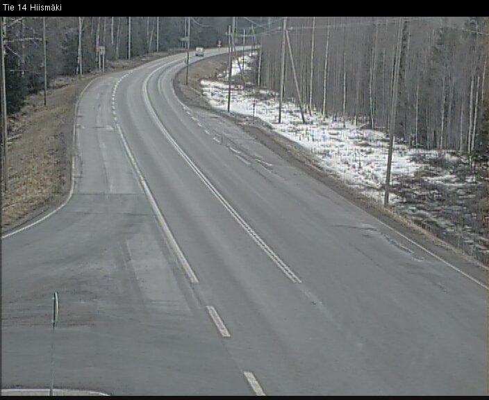 Weather Camera Image Väg 14 Rantasalmi, Hiismäki, Rantasalmi, Etelä-Savo