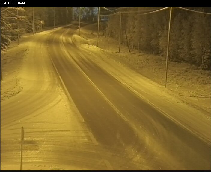 Weather Camera Image Road 14 Rantasalmi, Hiismäki, Rantasalmi, Etelä-Savo