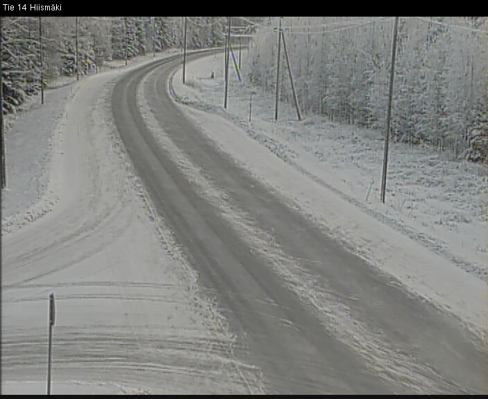 Weather Camera Image Road 14 Rantasalmi, Hiismäki, Rantasalmi, Etelä-Savo