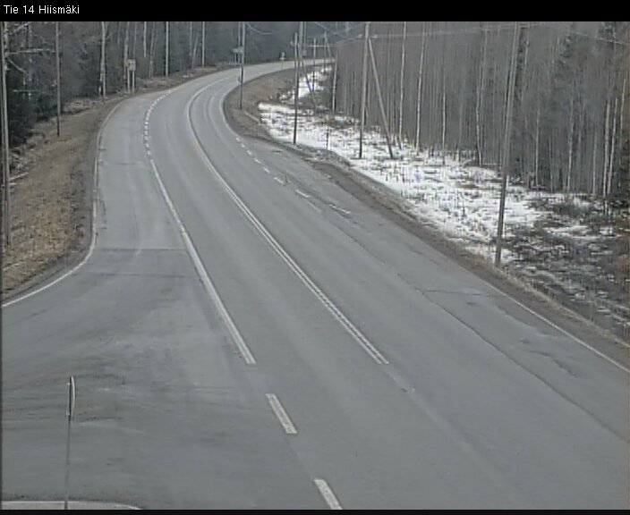 Weather Camera Image Road 14 Rantasalmi, Hiismäki, Rantasalmi, Etelä-Savo