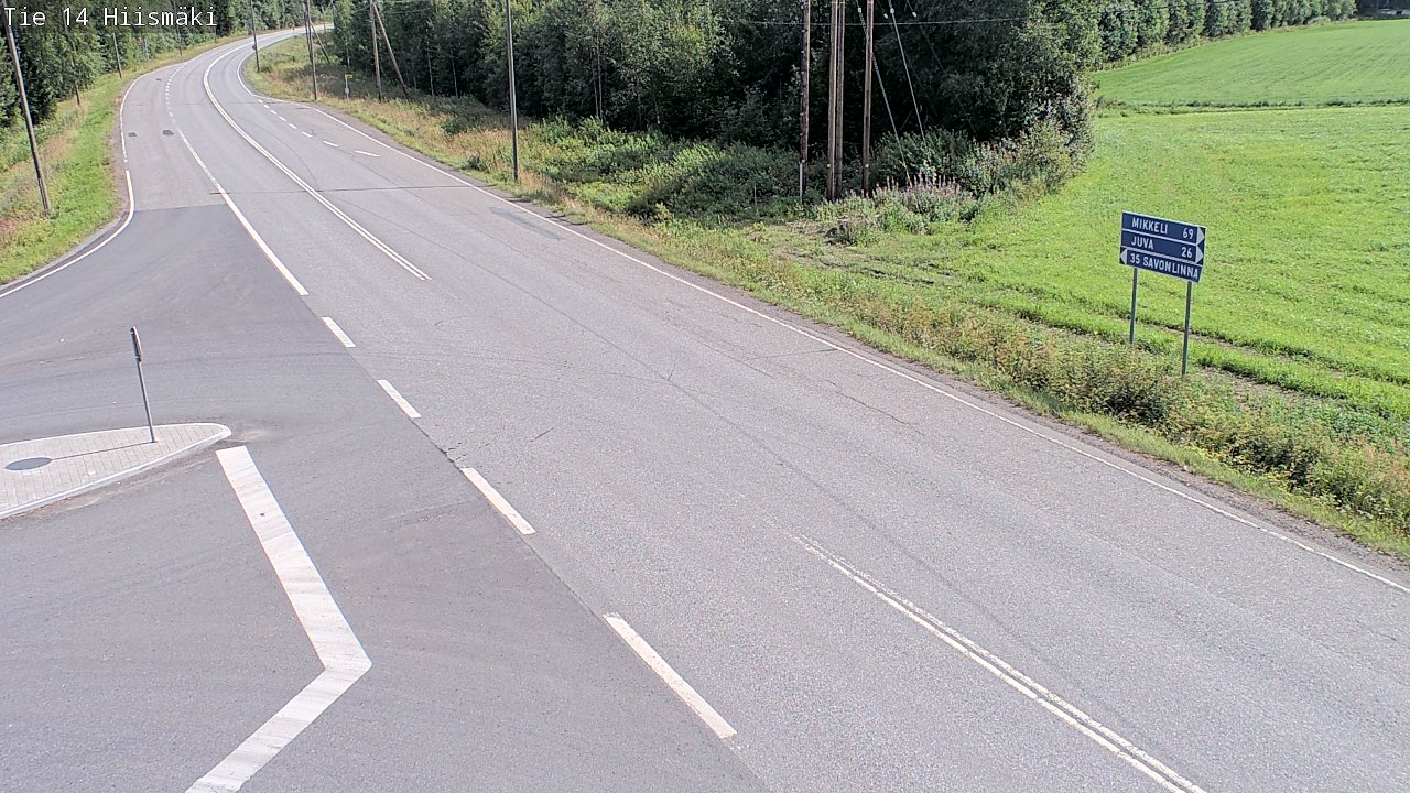 Kelikamerat Kuva Tie 14 Rantasalmi, Hiismäki, Rantasalmi, Etelä-Savo
