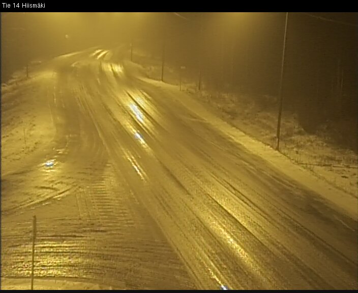 Weather Camera Image Väg 14 Rantasalmi, Hiismäki, Rantasalmi, Etelä-Savo