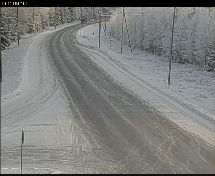 Weather Camera Image Road 14 Rantasalmi, Hiismäki, Rantasalmi, Etelä-Savo