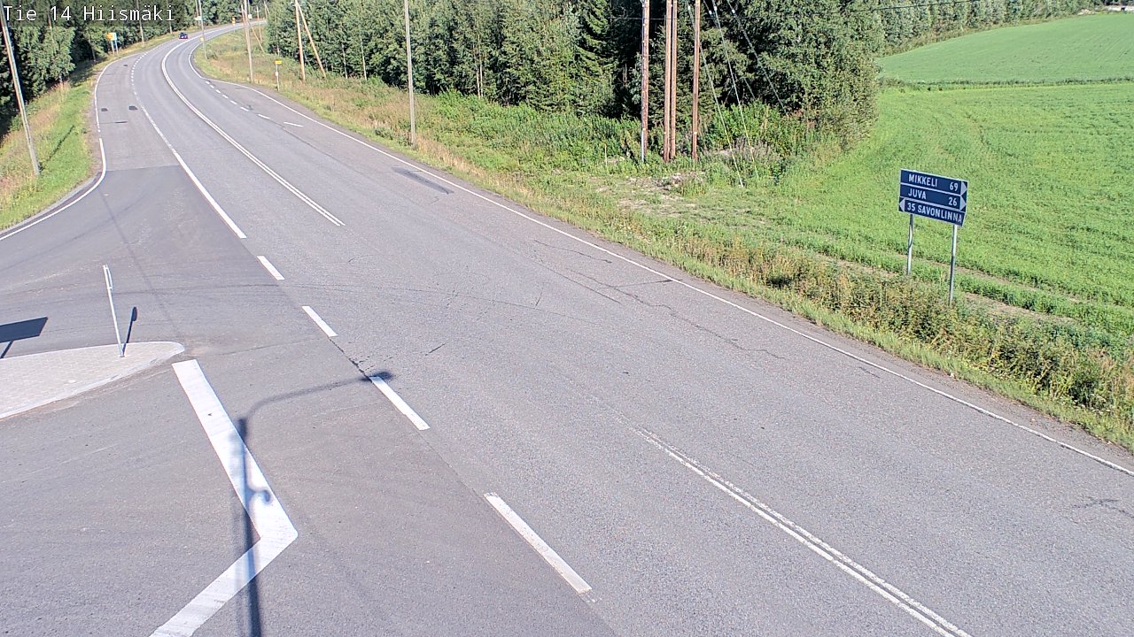Kelikamerat Kuva Tie 14 Rantasalmi, Hiismäki, Rantasalmi, Etelä-Savo